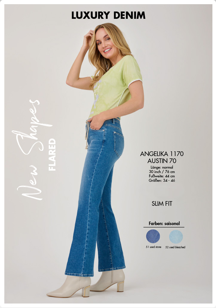 Flared Jeans - ANNA MONTANA - The of trousers